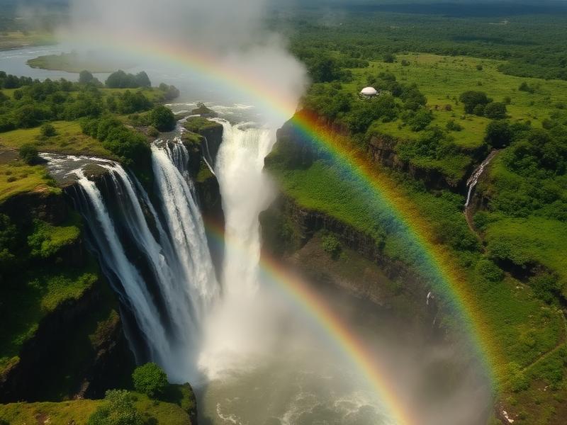 Victoria Falls from a scenic viewpoint